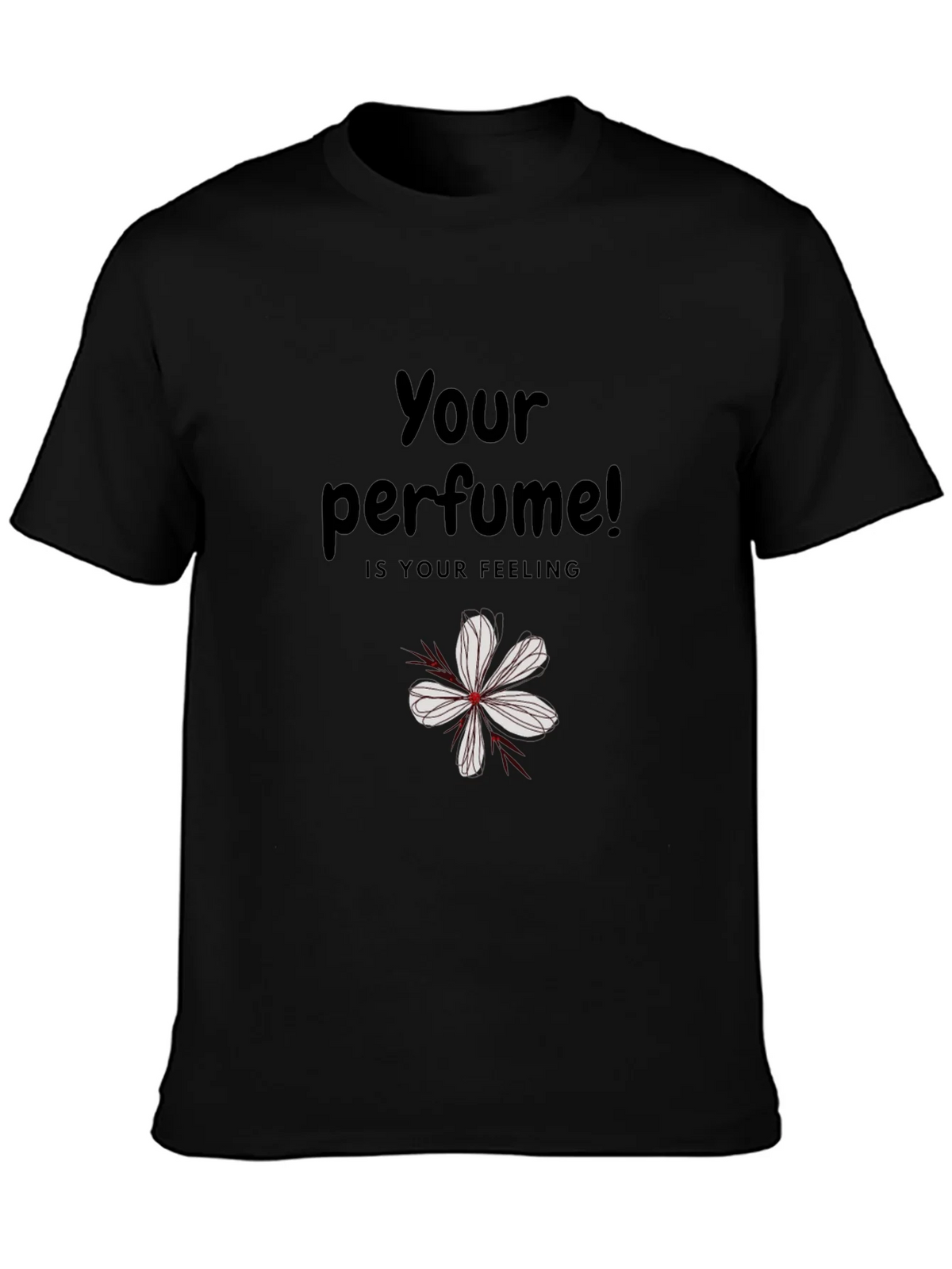 Your Perfume Feeling Black Graphic Tee product image 2