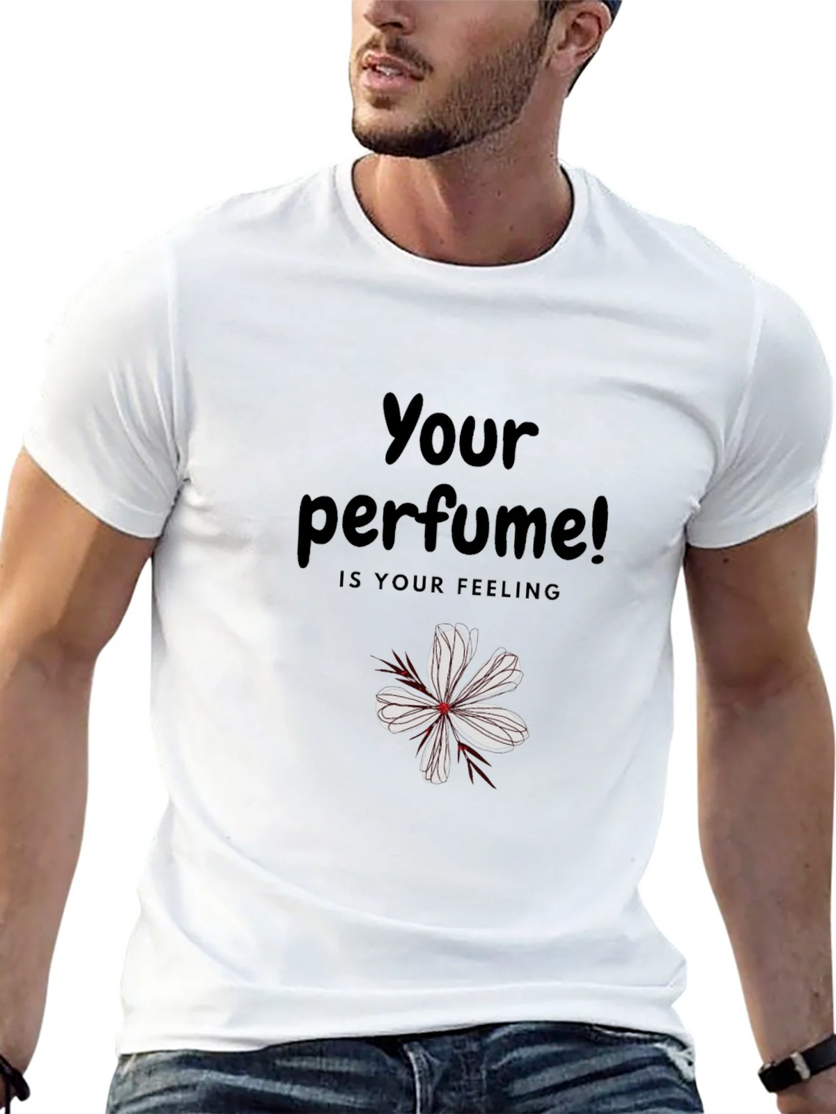 Your Perfume Feeling Black Graphic Tee product image 9