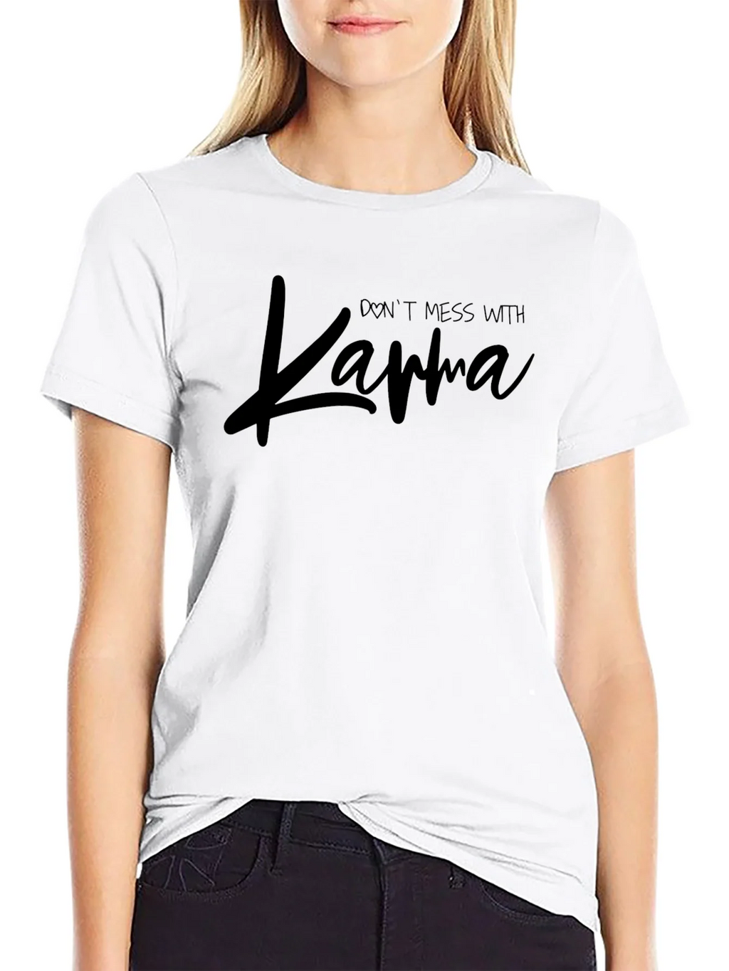 Dont Mess With Karma Graphic T-Shirt product image 8
