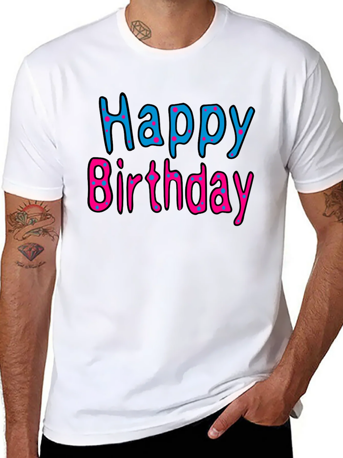 Happy Birthday Black T-Shirt product image 5
