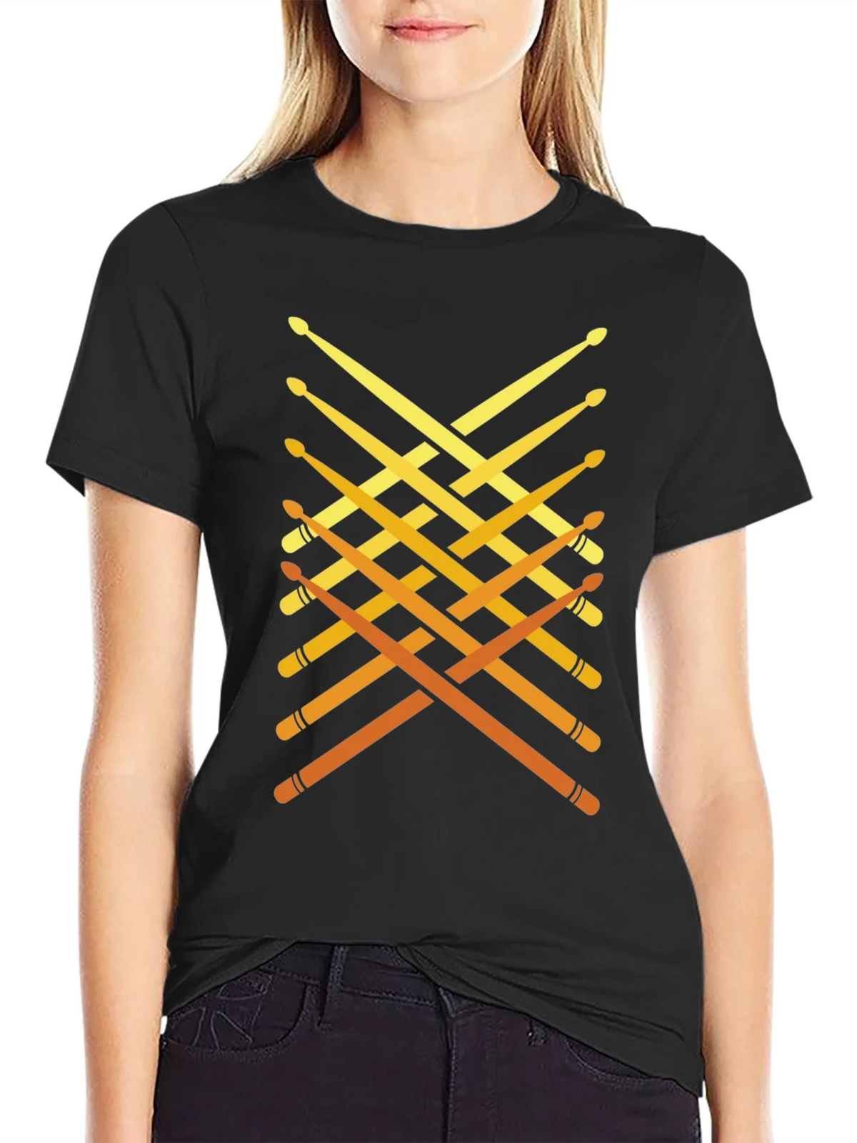 Drumsticks Graphic Tee - Musician Style product image 2