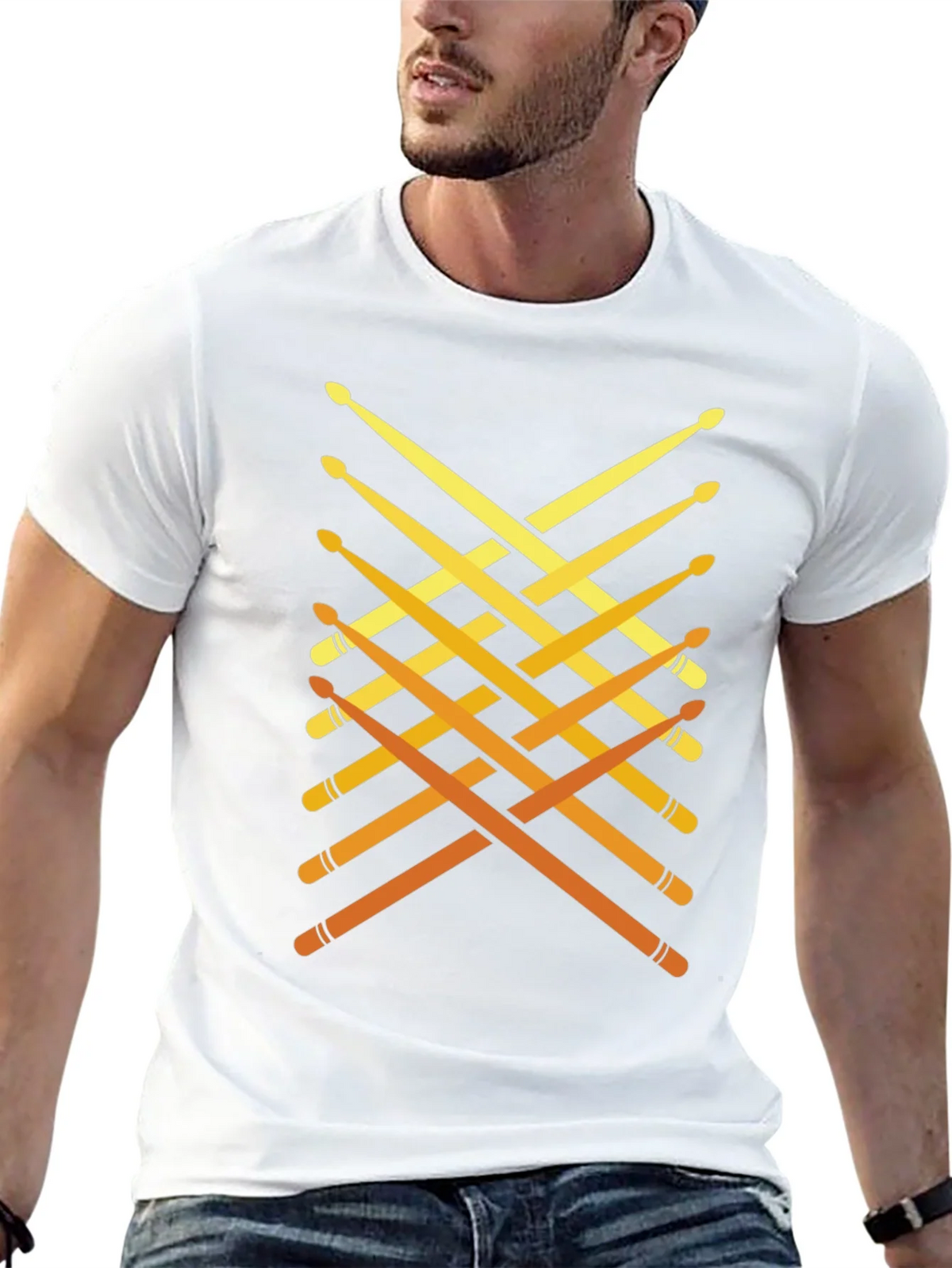 Drumsticks Graphic Tee - Musician Style product image 10