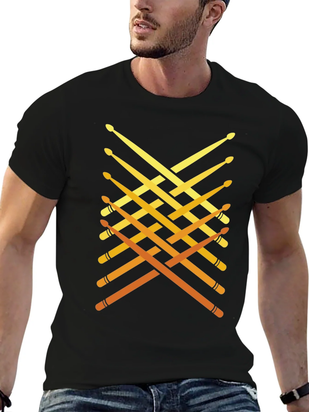 Drumsticks Graphic Tee - Musician Style product image 6