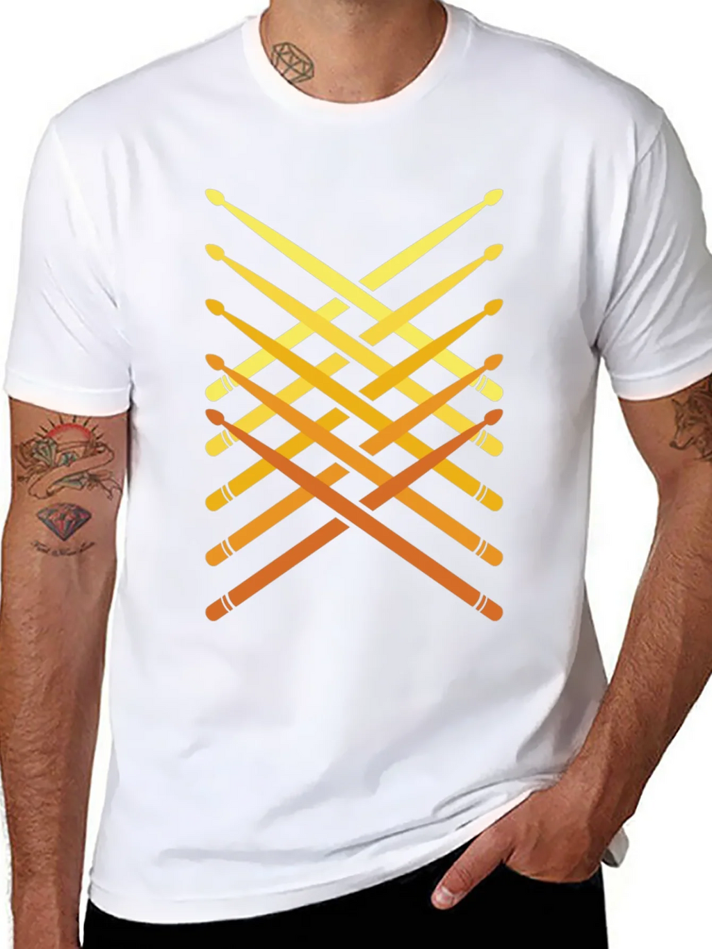 Drumsticks Graphic Tee - Musician Style product image 7