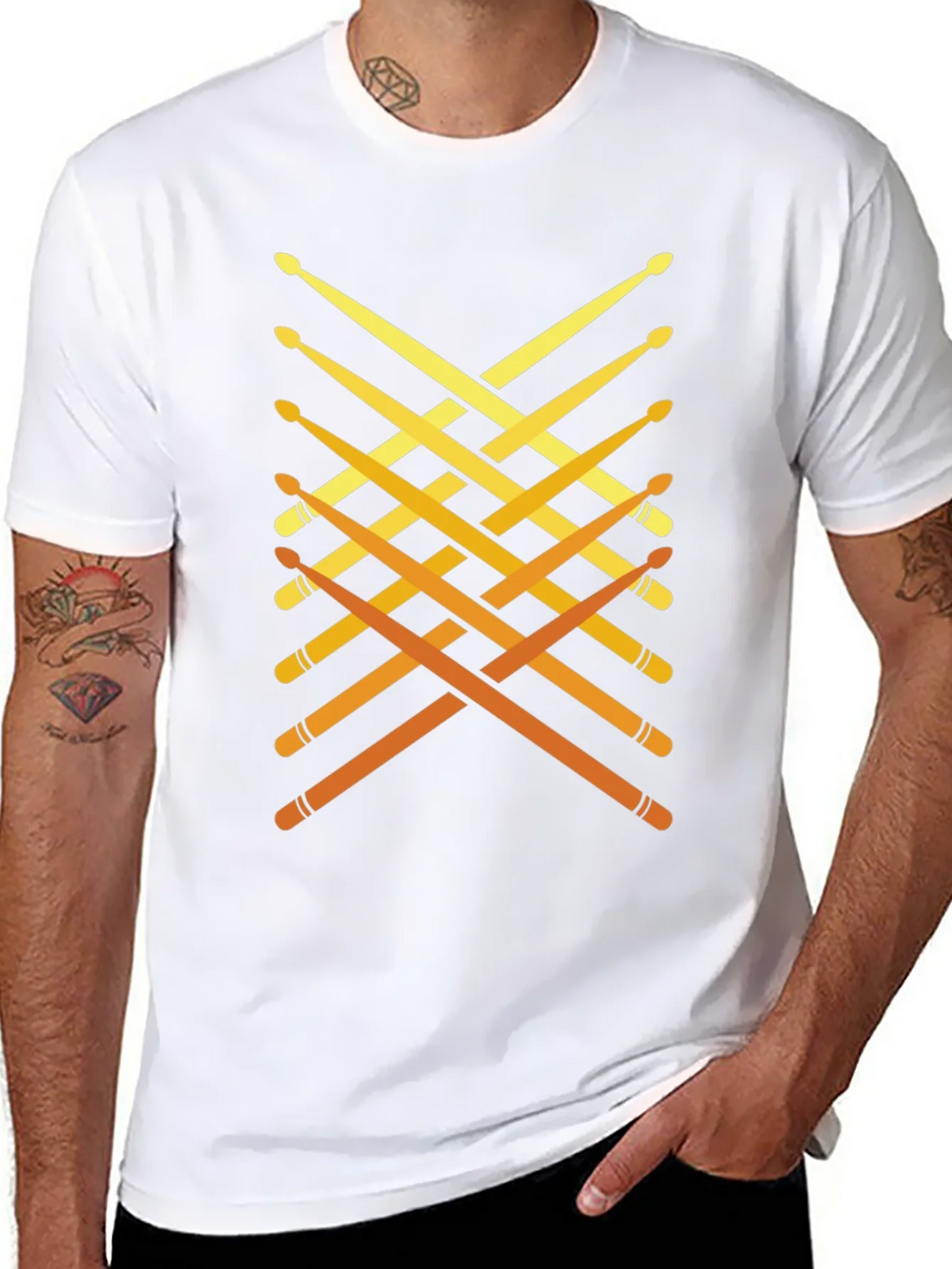 Drumsticks Graphic Tee - Musician Style product image 7