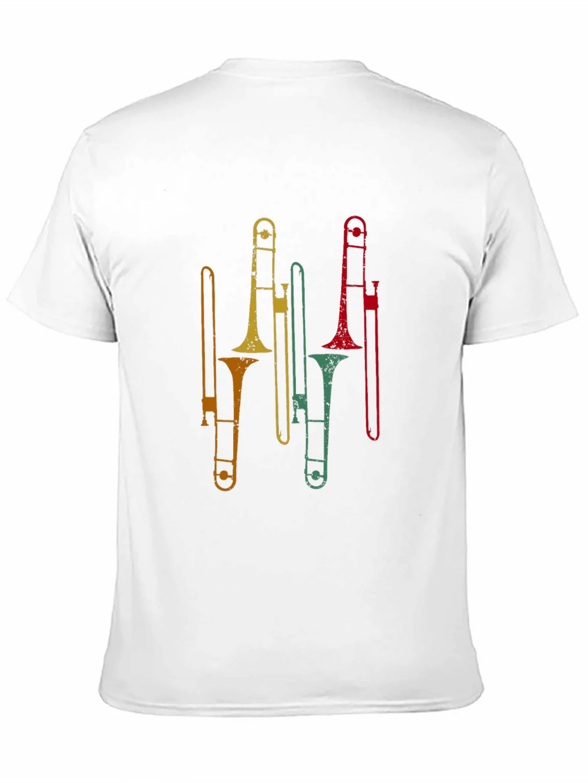 Retro Trombone Graphic Tee - Black product image 9