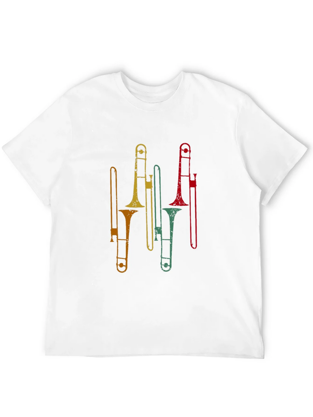 Retro Trombone Graphic Tee - Black product image 10