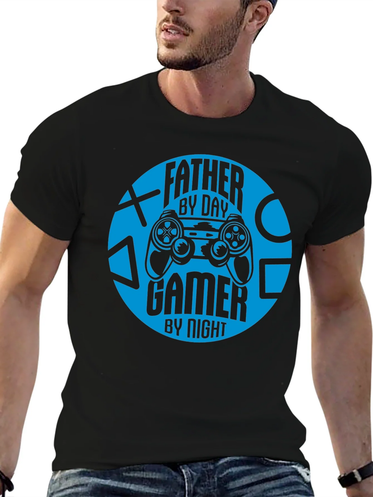 Father By Day Gamer By Night T-Shirt product image 6