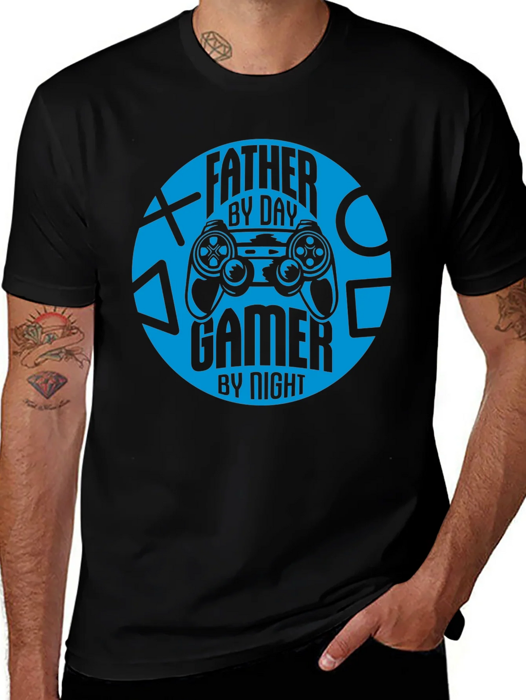 Father By Day Gamer By Night T-Shirt product image 1