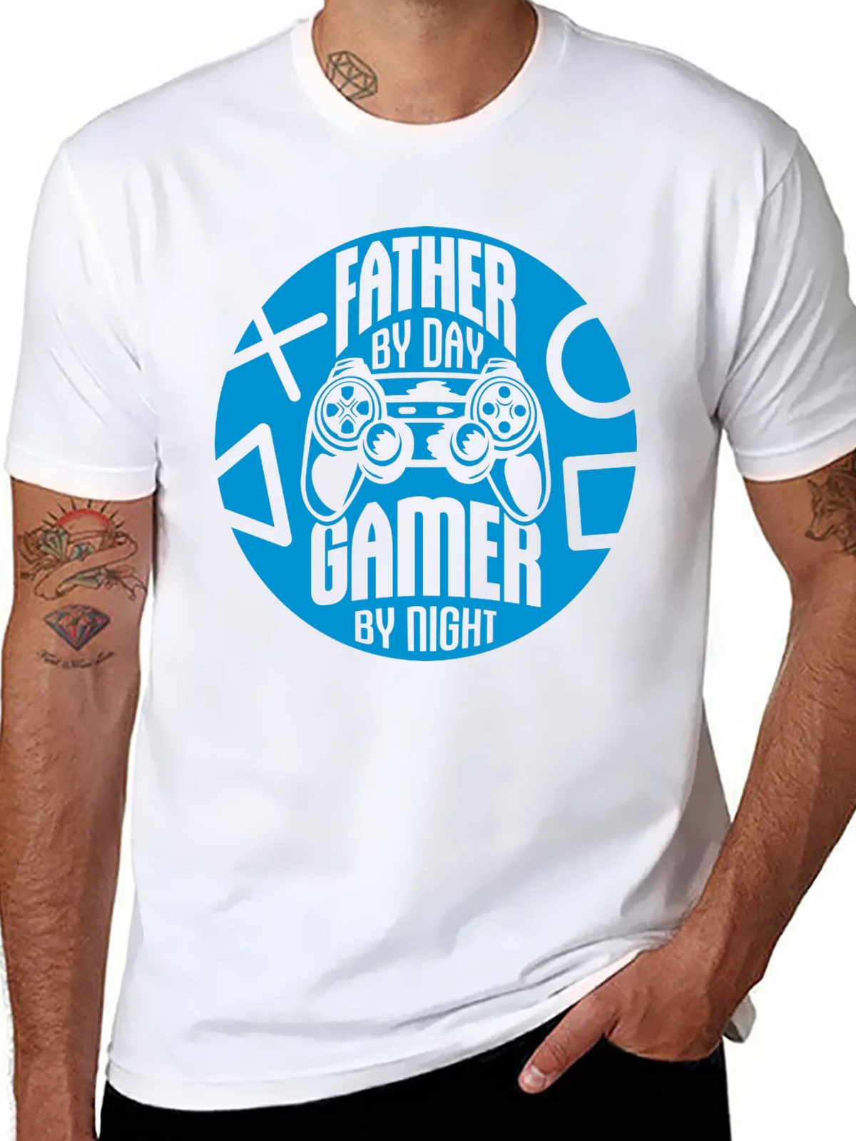 Father By Day Gamer By Night T-Shirt product image 7