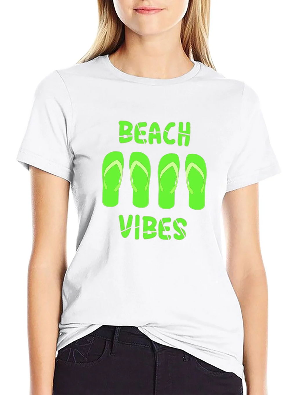 Beach Vibes Graphic Tee - Black Casual T-Shirt product image 8