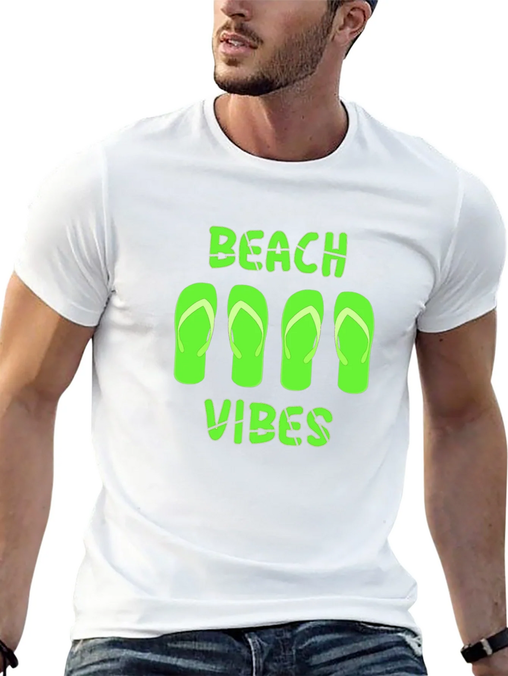 Beach Vibes Graphic Tee - Black Casual T-Shirt product image 12
