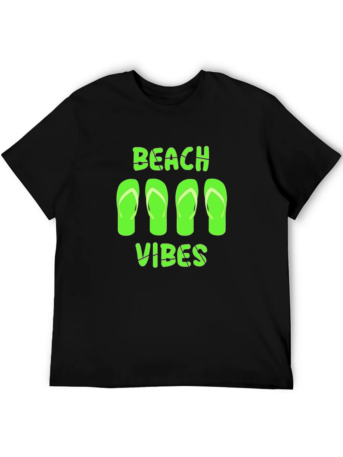 Beach Vibes Graphic Tee - Black Casual T-Shirt product image 5