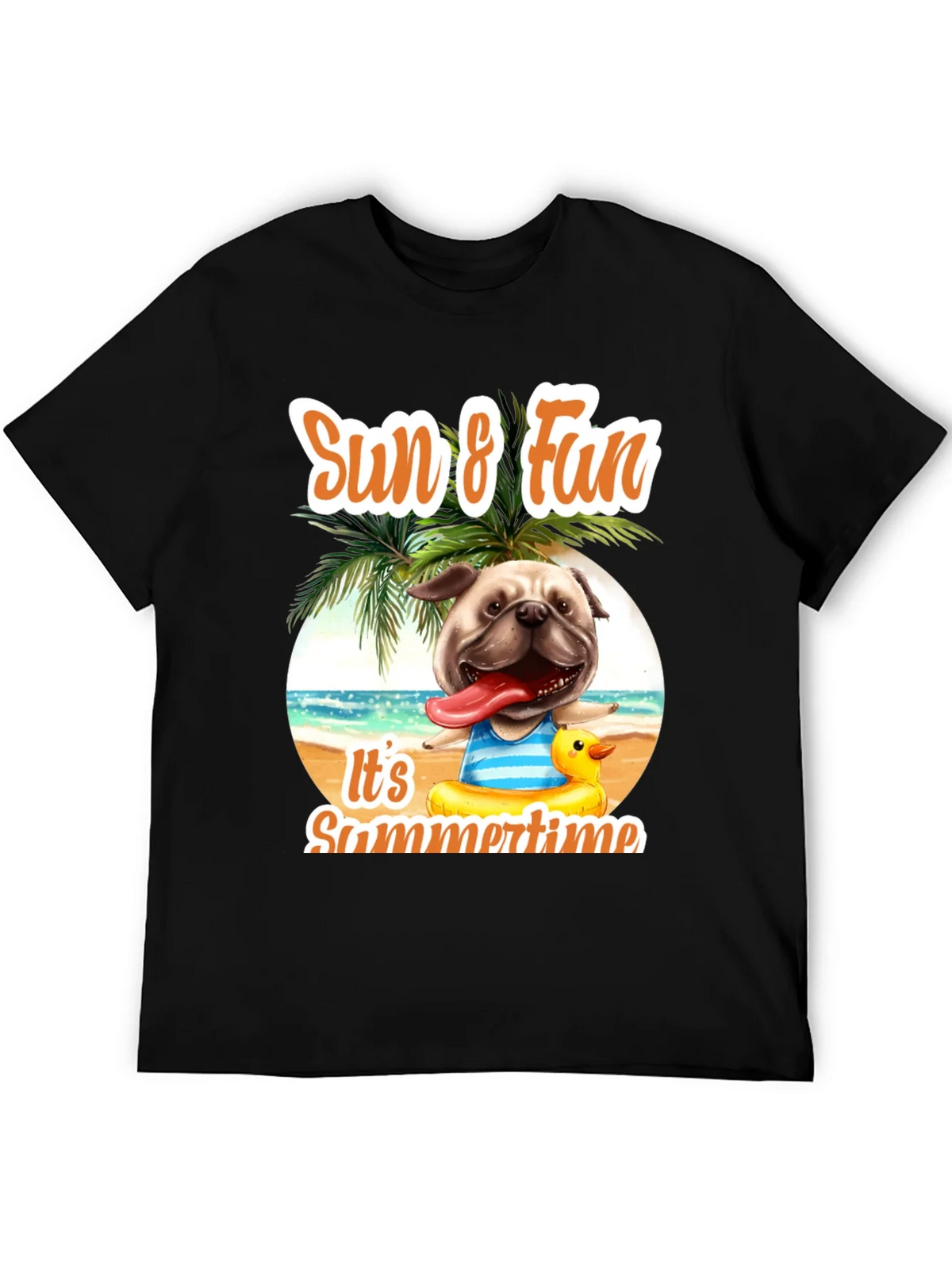 Summer Pug T-Shirt: Sun & Fun Design product image 5