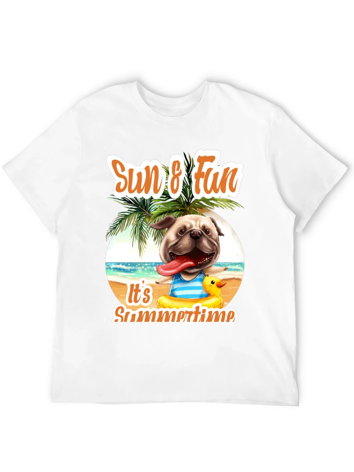 Summer Pug T-Shirt: Sun & Fun Design product image 11