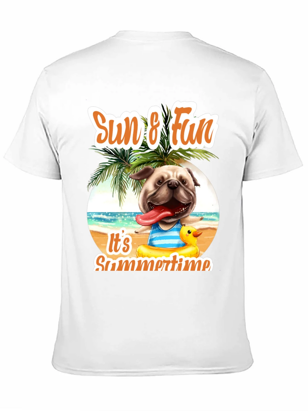 Summer Pug T-Shirt: Sun & Fun Design product image 10