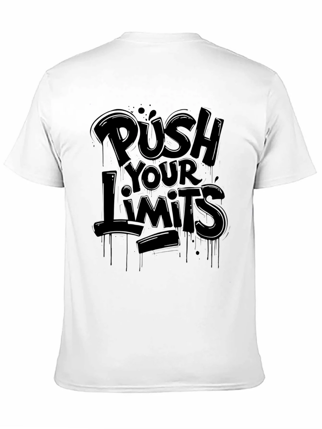 Push Your Limits Black Graphic Tee product image 10