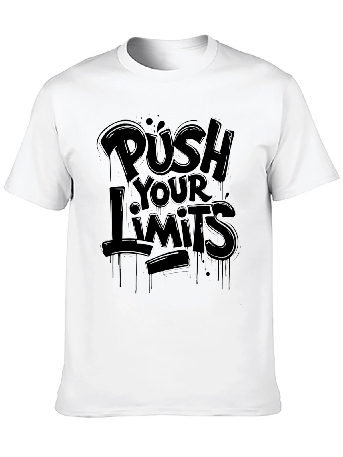 Push Your Limits Black Graphic Tee product image 9