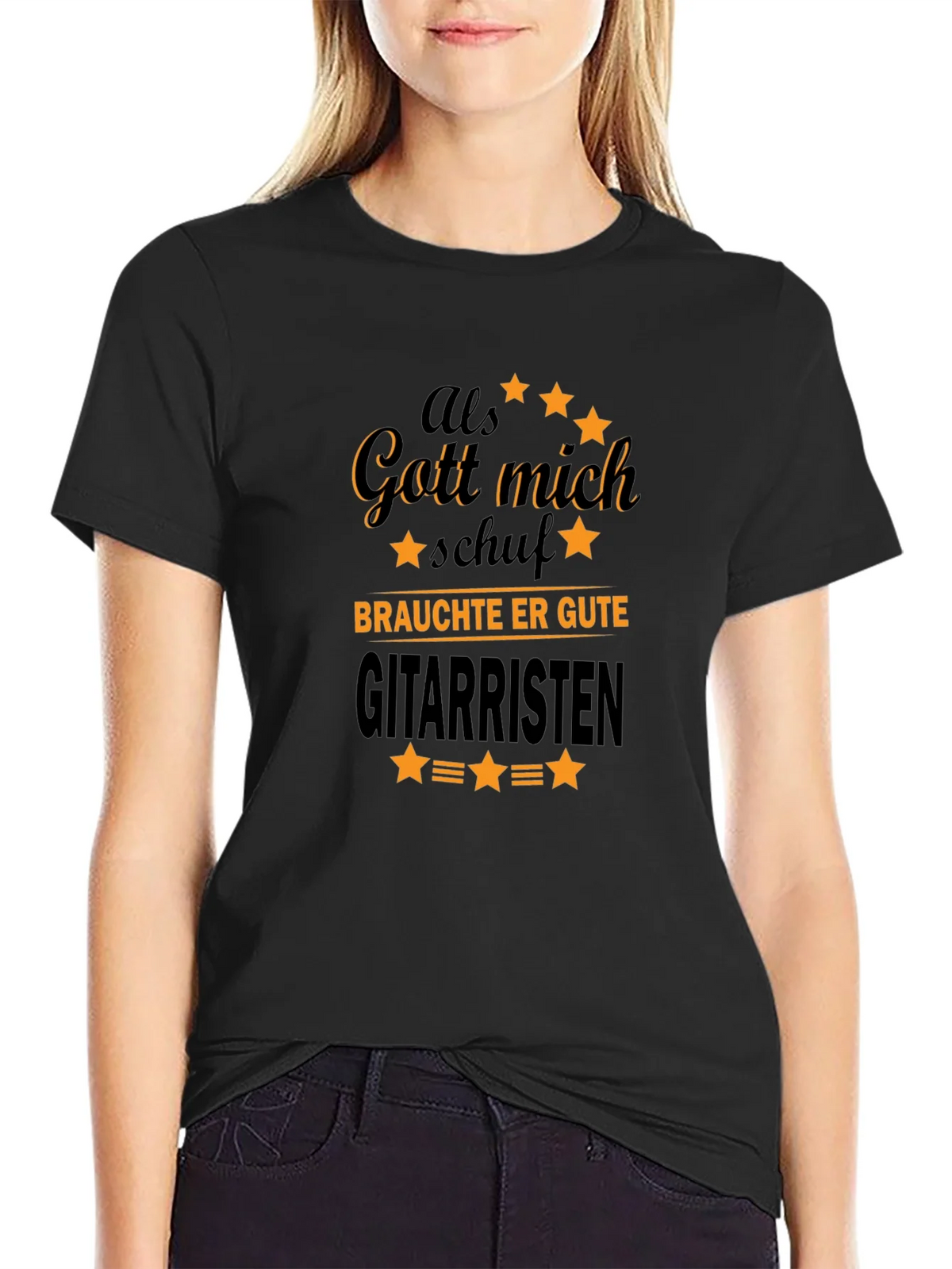Als Gott Mich Schuf Guitarist T-Shirt product image 1