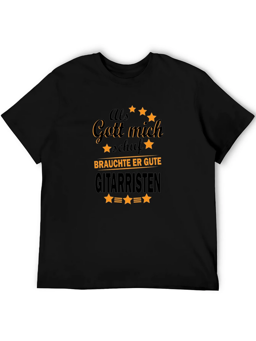 Als Gott Mich Schuf Guitarist T-Shirt product image 4