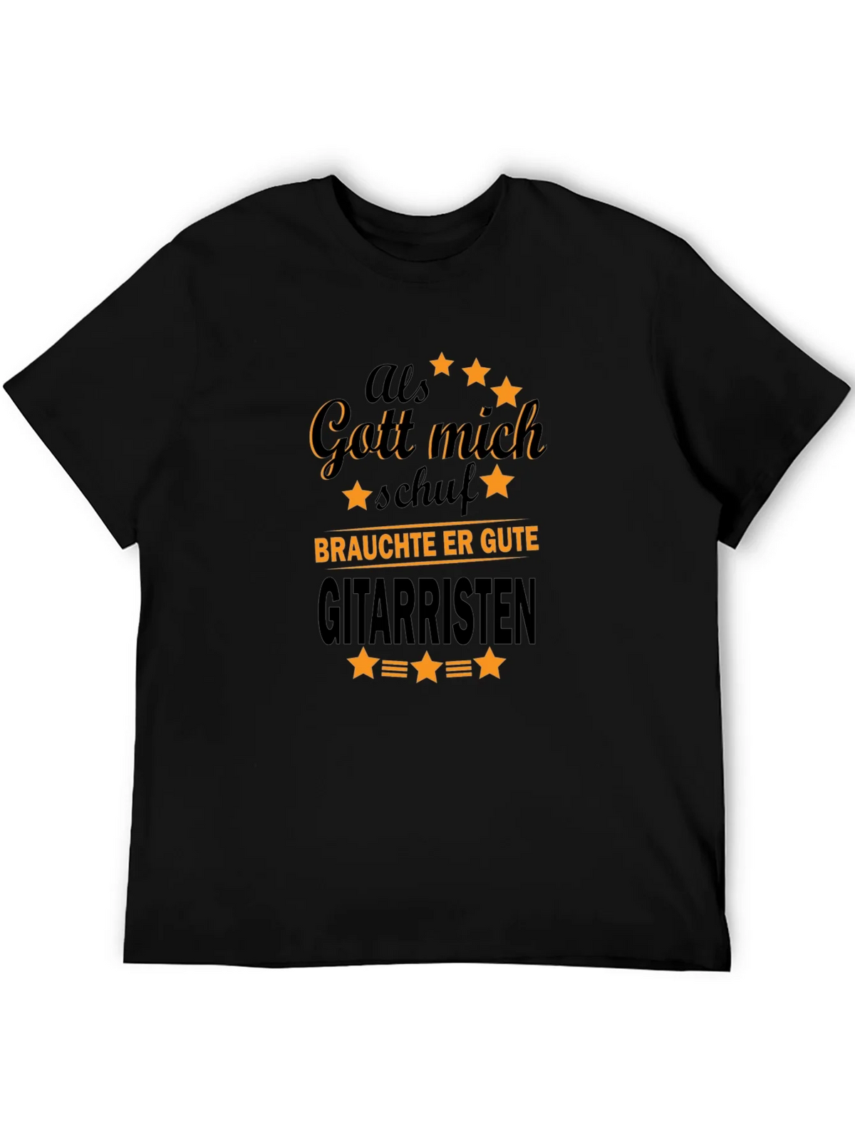 Als Gott Mich Schuf Guitarist T-Shirt product image 4