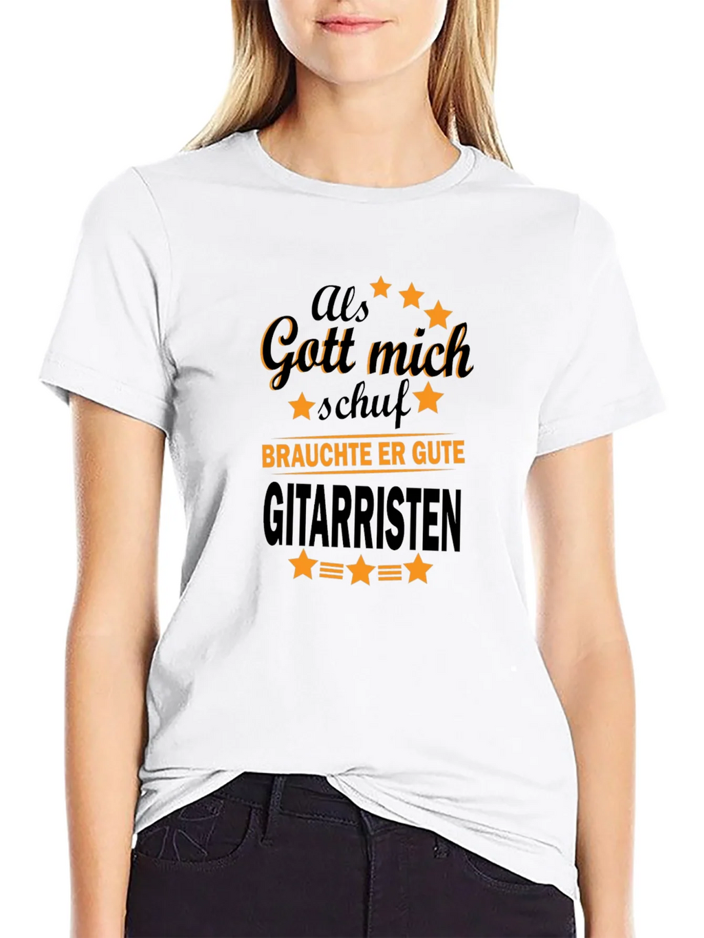 Als Gott Mich Schuf Guitarist T-Shirt product image 7