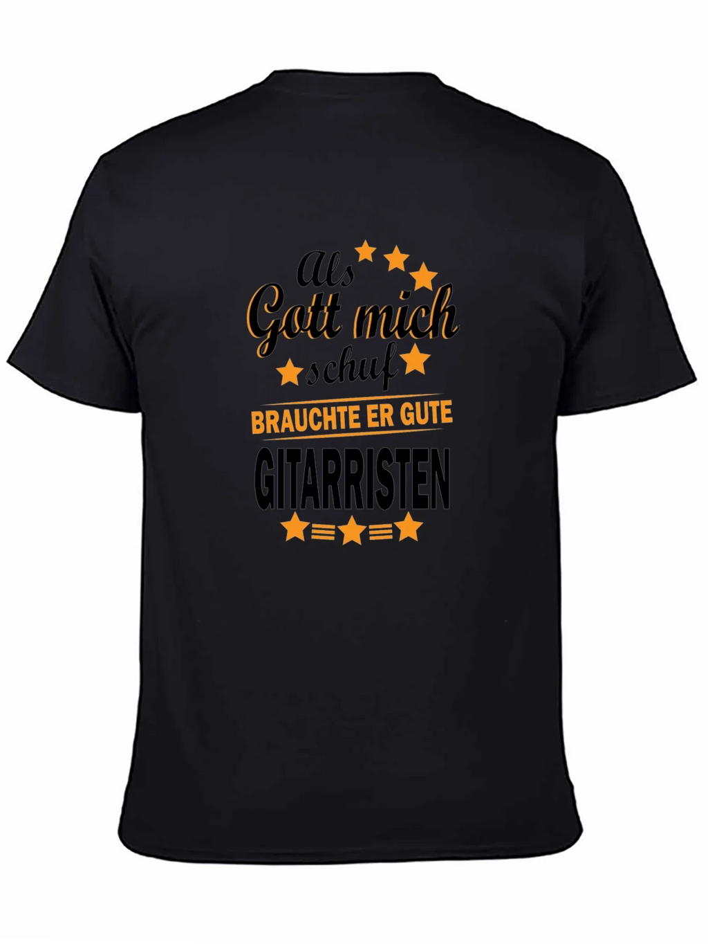 Als Gott Mich Schuf Guitarist T-Shirt product image 3