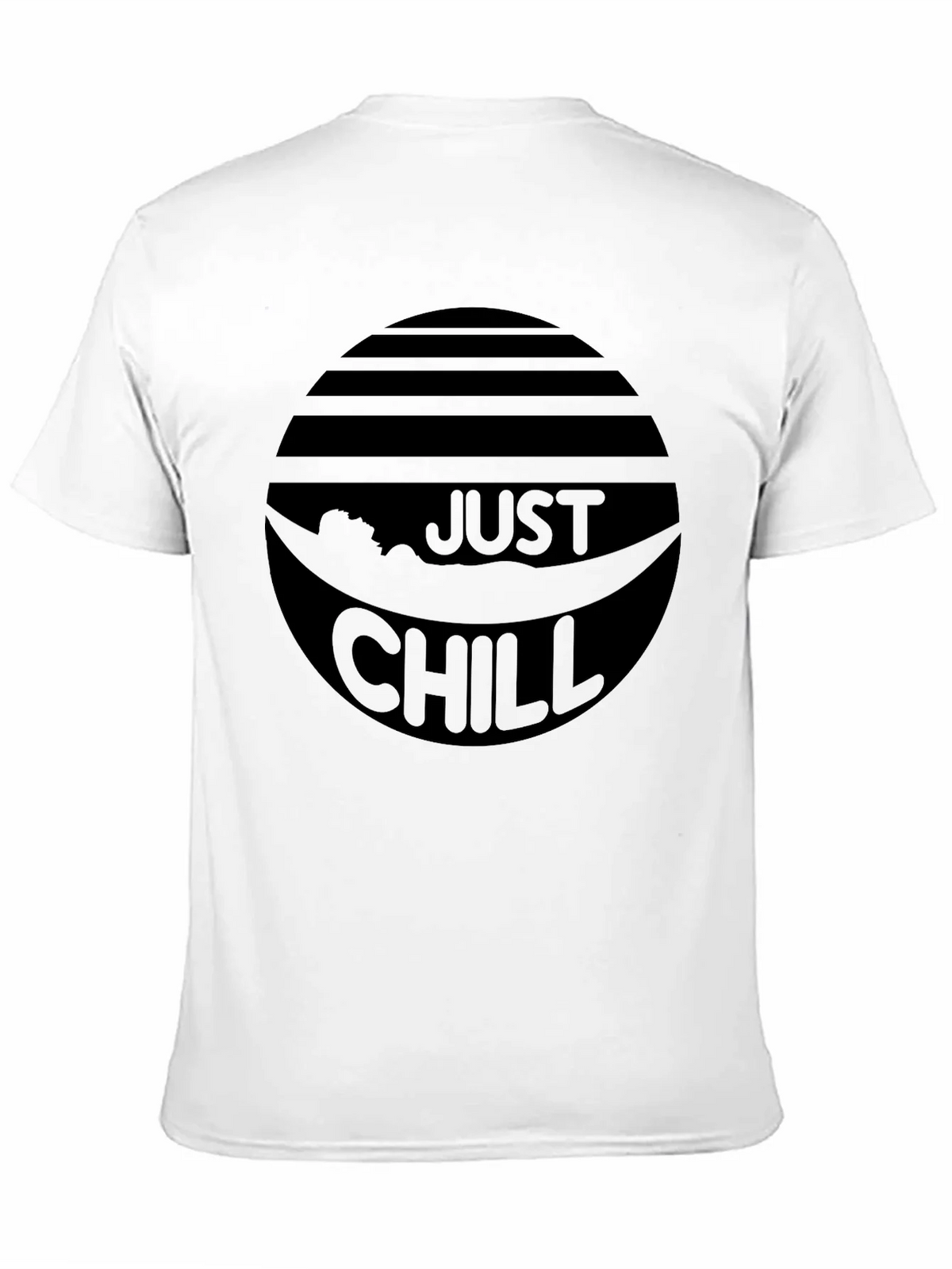 Just Chill Black Graphic Tee - Relaxed Comfort product image 10