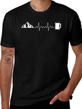 Mountain & Beer Heartbeat Graphic Tee product image 1