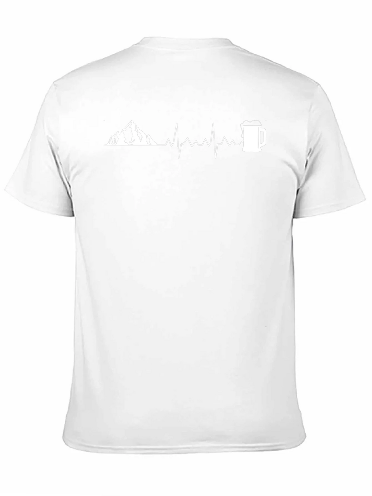 Mountain & Beer Heartbeat Graphic Tee product image 8