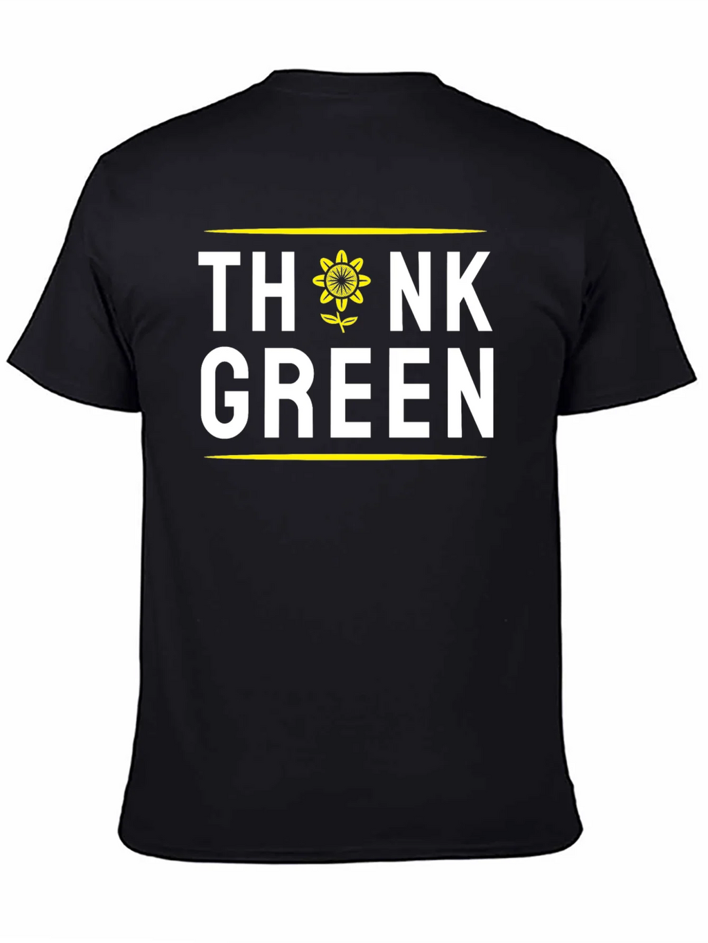 Think Green Sunflower Graphic T-Shirt product image 4