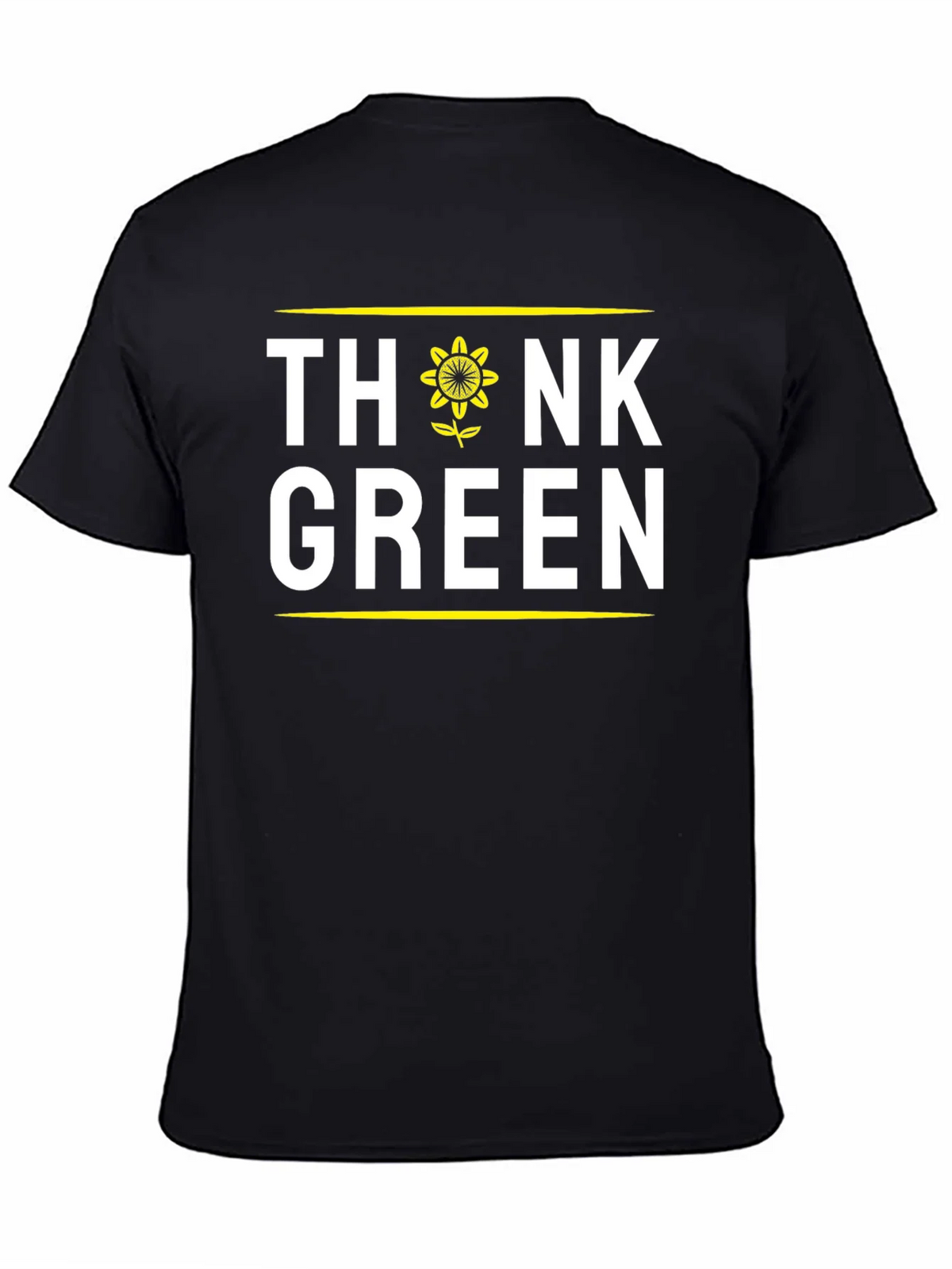 Think Green Sunflower Graphic T-Shirt product image 4