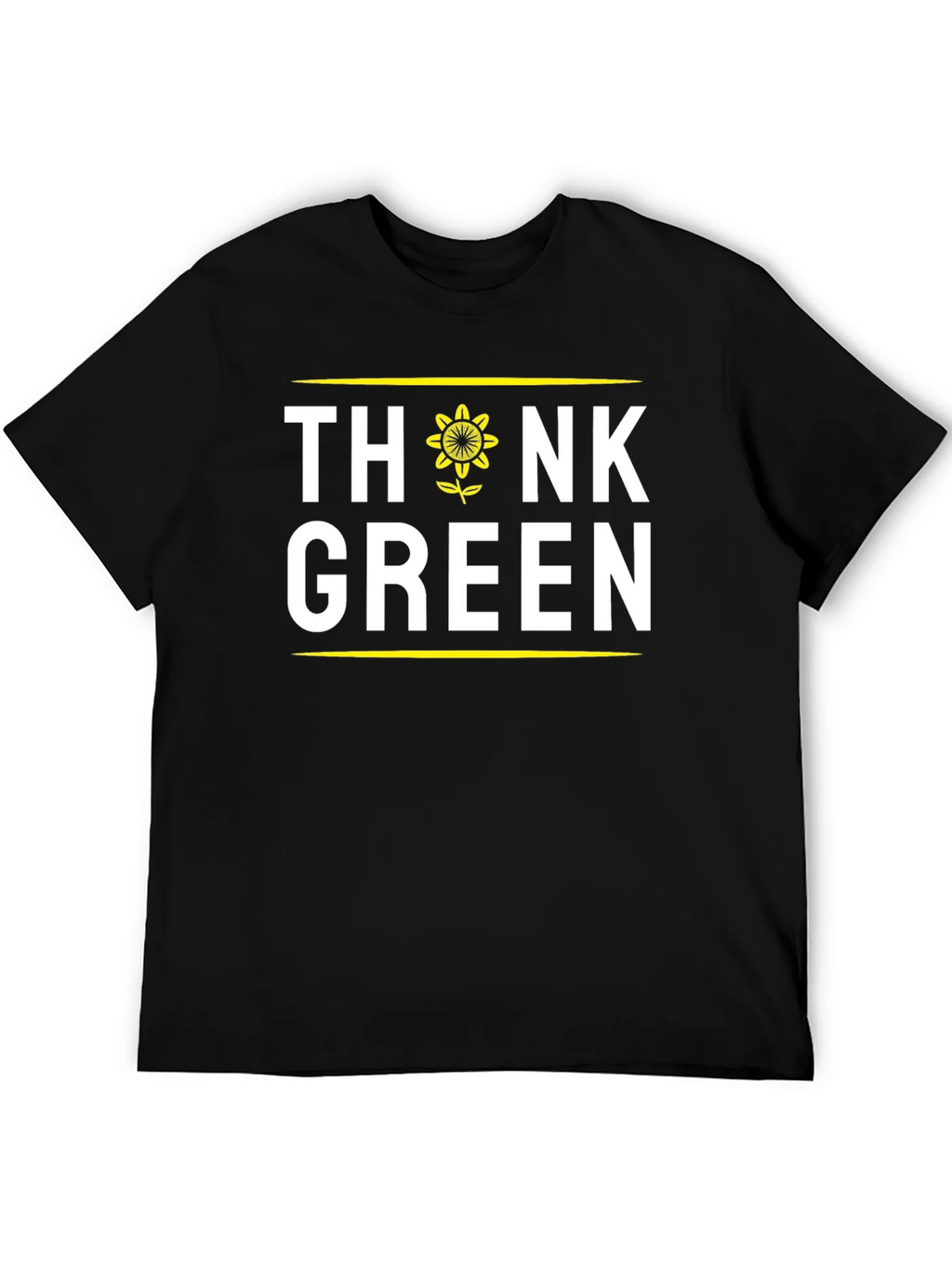 Think Green Sunflower Graphic T-Shirt product image 5