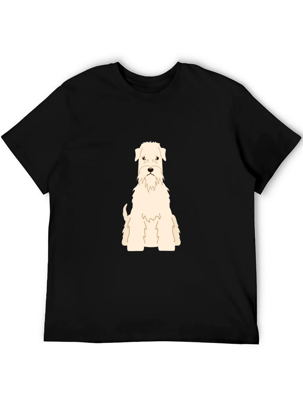 Dog Breed Graphic T-Shirt - Black Cotton Tee product image 4