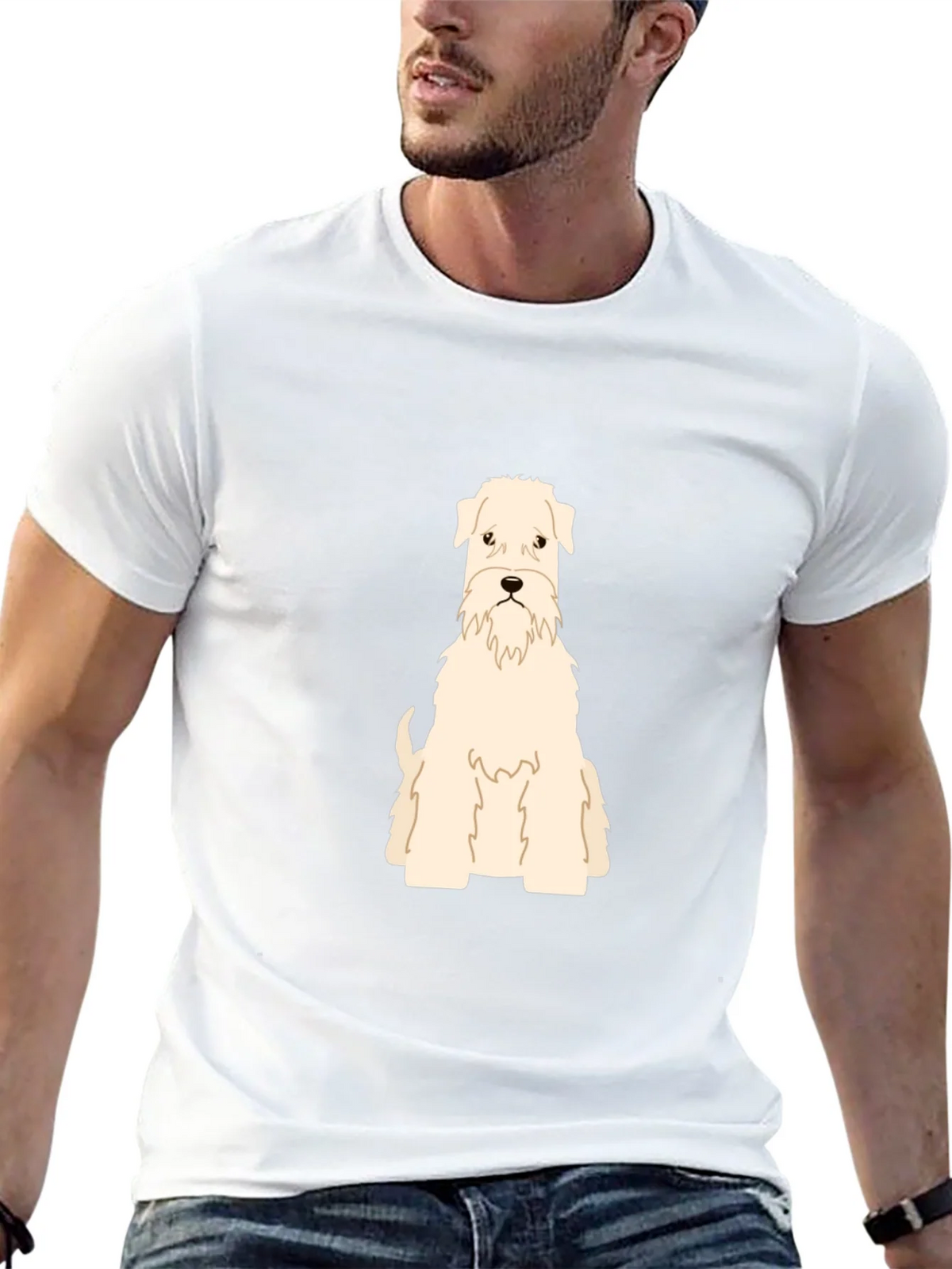 Dog Breed Graphic T-Shirt - Black Cotton Tee product image 11