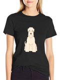 Dog Breed Graphic T-Shirt - Black Cotton Tee product image 1