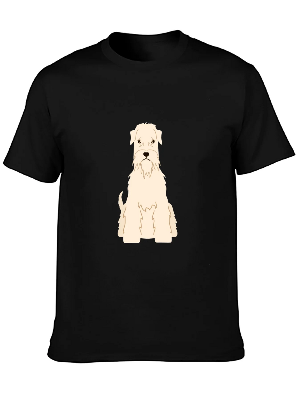 Dog Breed Graphic T-Shirt - Black Cotton Tee product image 2