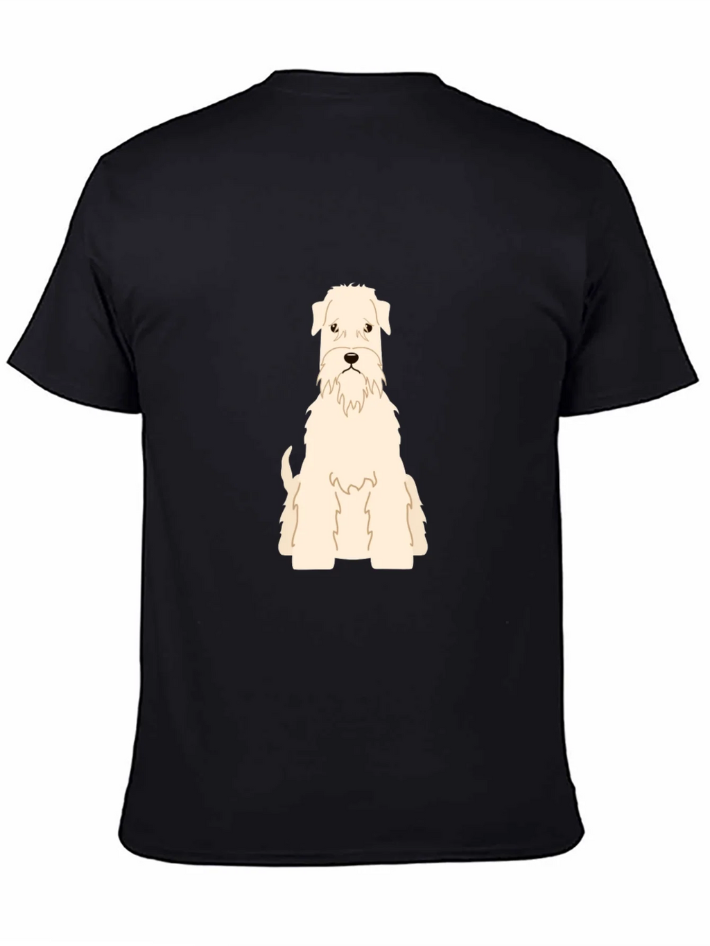 Dog Breed Graphic T-Shirt - Black Cotton Tee product image 3