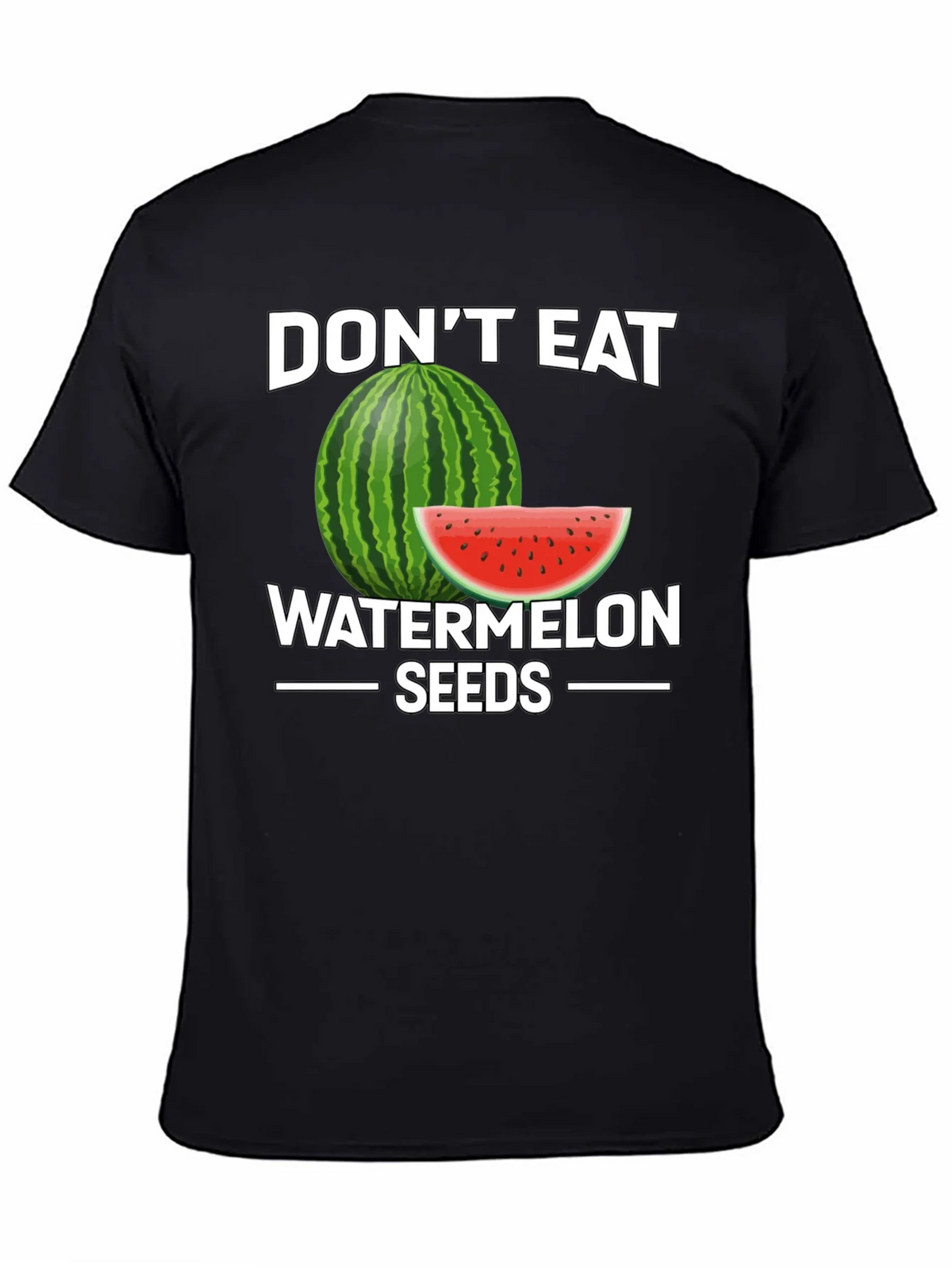 Funny Dont Eat Watermelon Seeds Graphic Tee product image 3