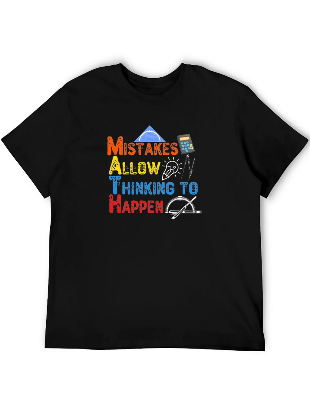 Math Lover T-Shirt - Mistakes Allow Thinking! product image 5