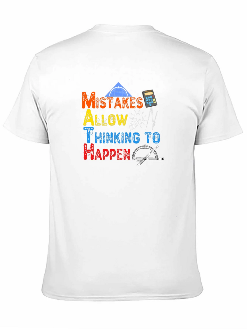 Math Lover T-Shirt - Mistakes Allow Thinking! product image 10