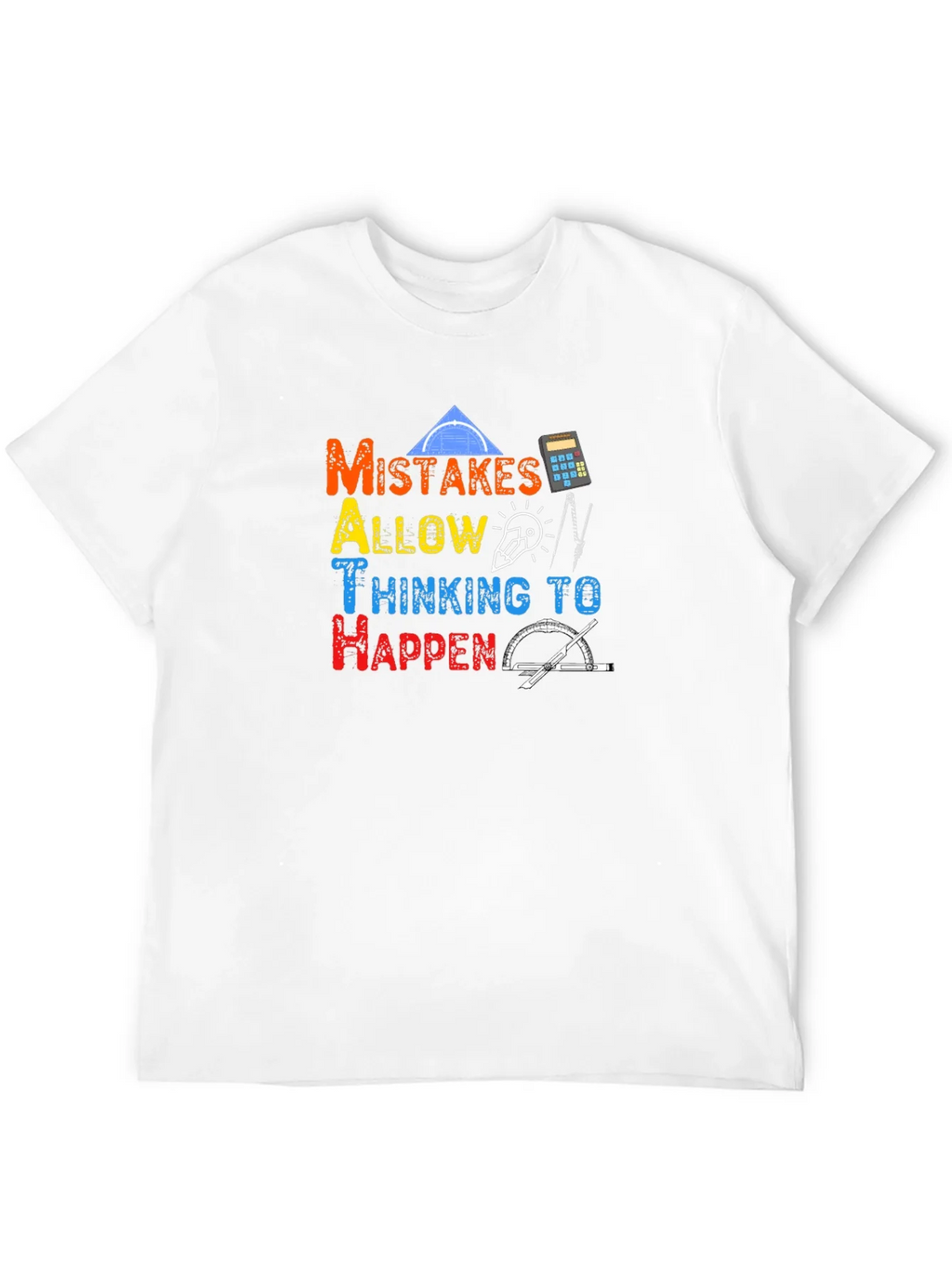 Math Lover T-Shirt - Mistakes Allow Thinking! product image 11