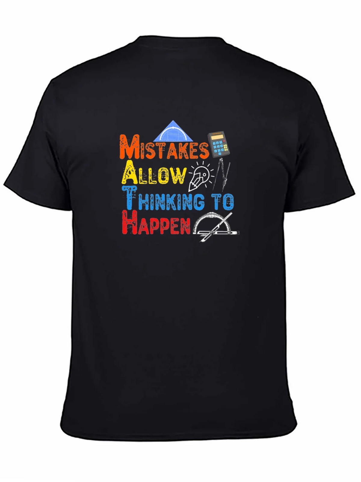 Math Lover T-Shirt - Mistakes Allow Thinking! product image 4
