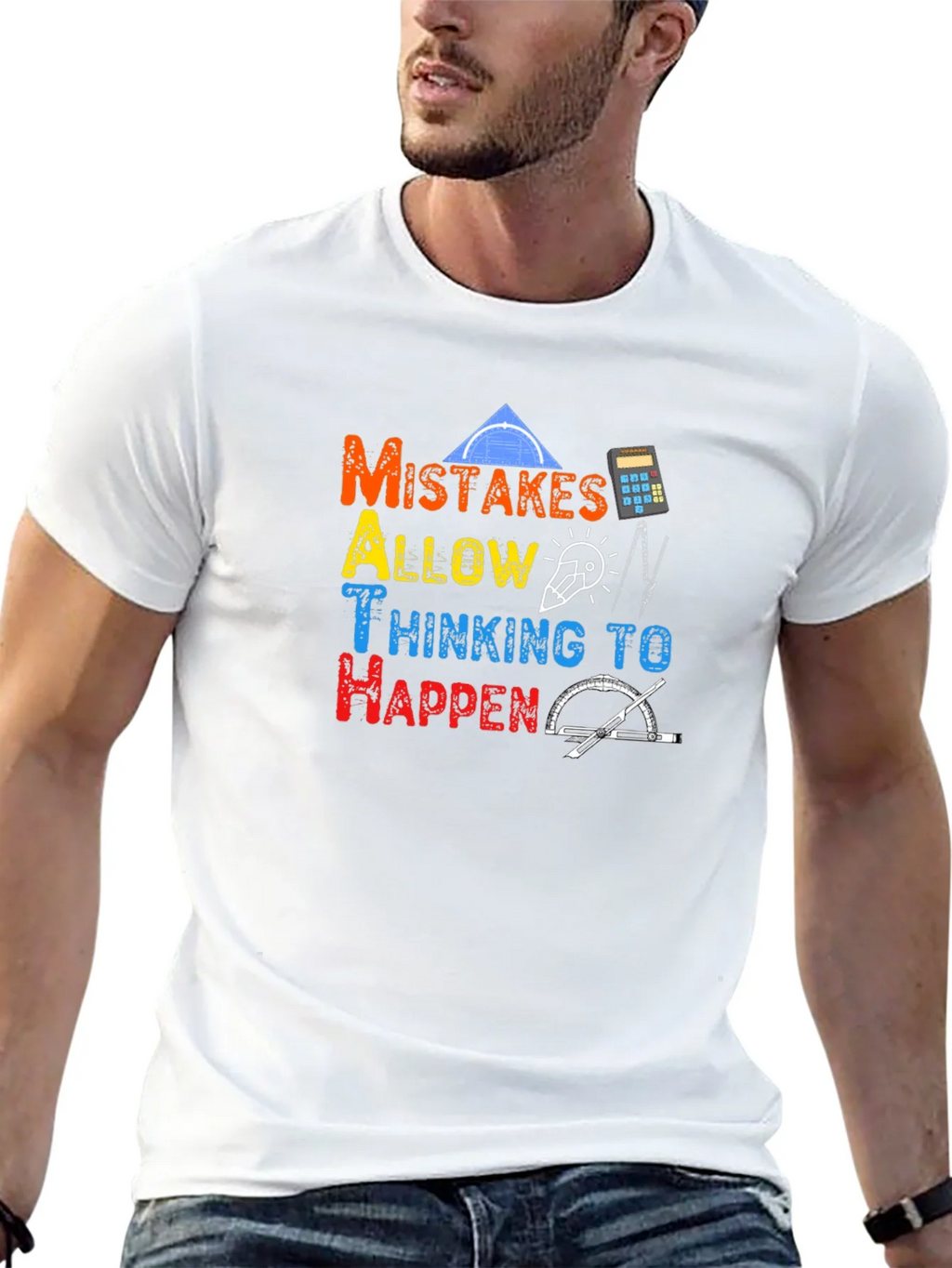 Math Lover T-Shirt - Mistakes Allow Thinking! product image 12
