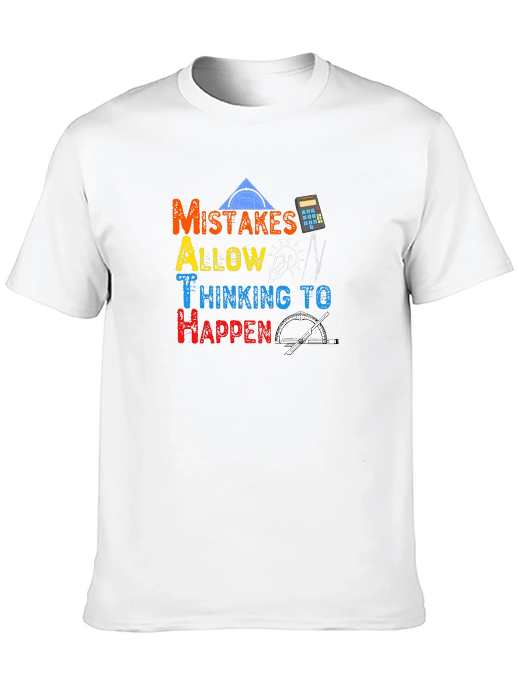 Math Lover T-Shirt - Mistakes Allow Thinking! product image 9