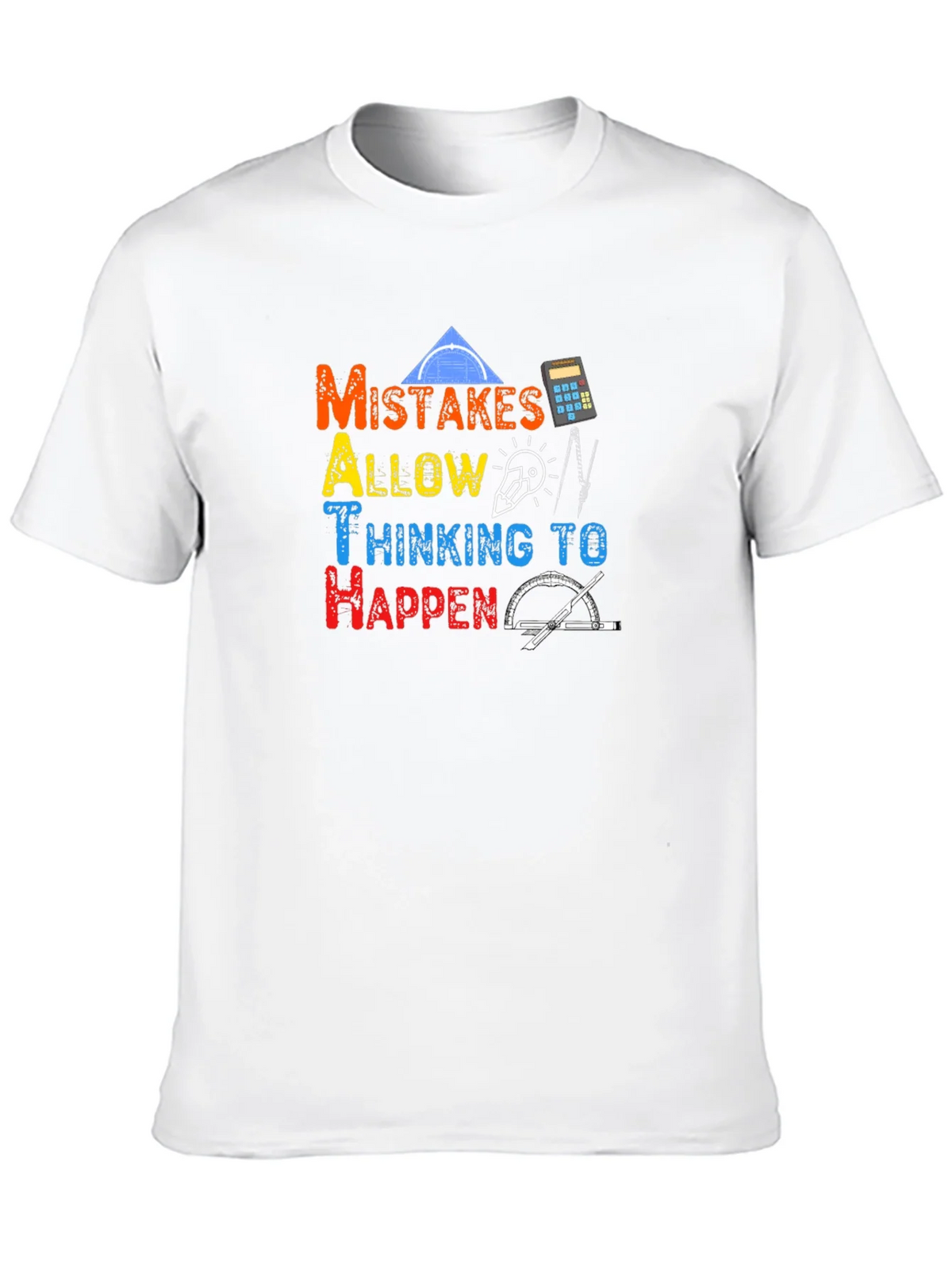Math Lover T-Shirt - Mistakes Allow Thinking! product image 9