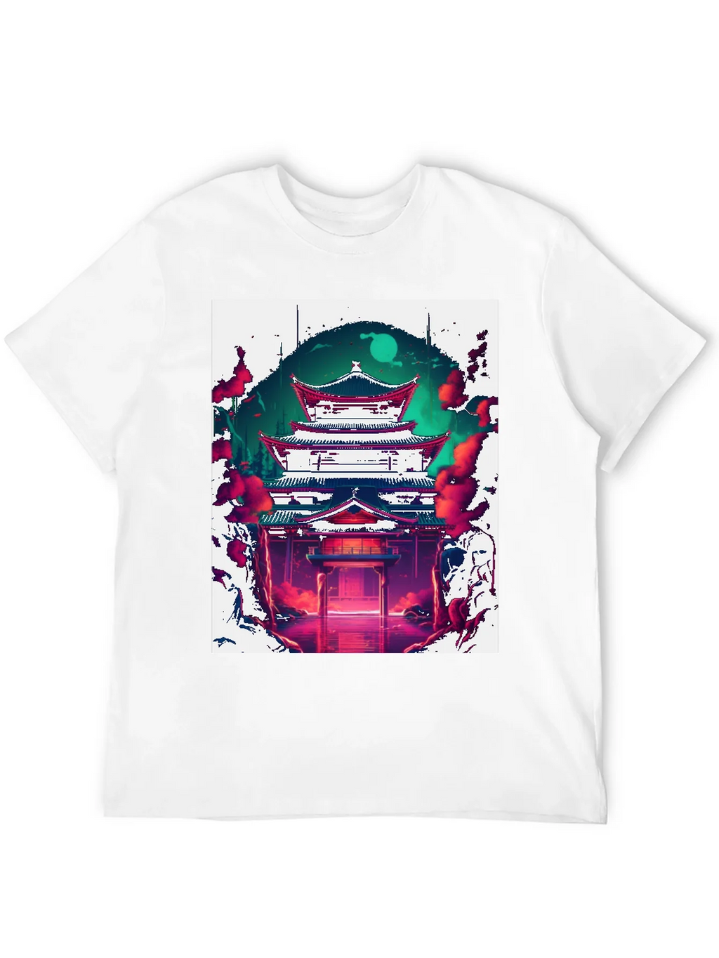 Japanese Temple Graphic Tee product image 11
