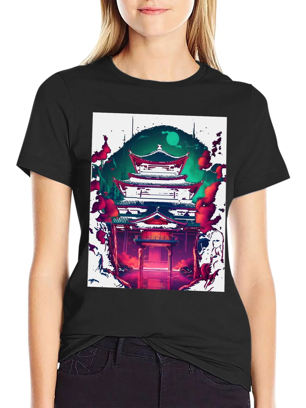 Japanese Temple Graphic Tee product image 2