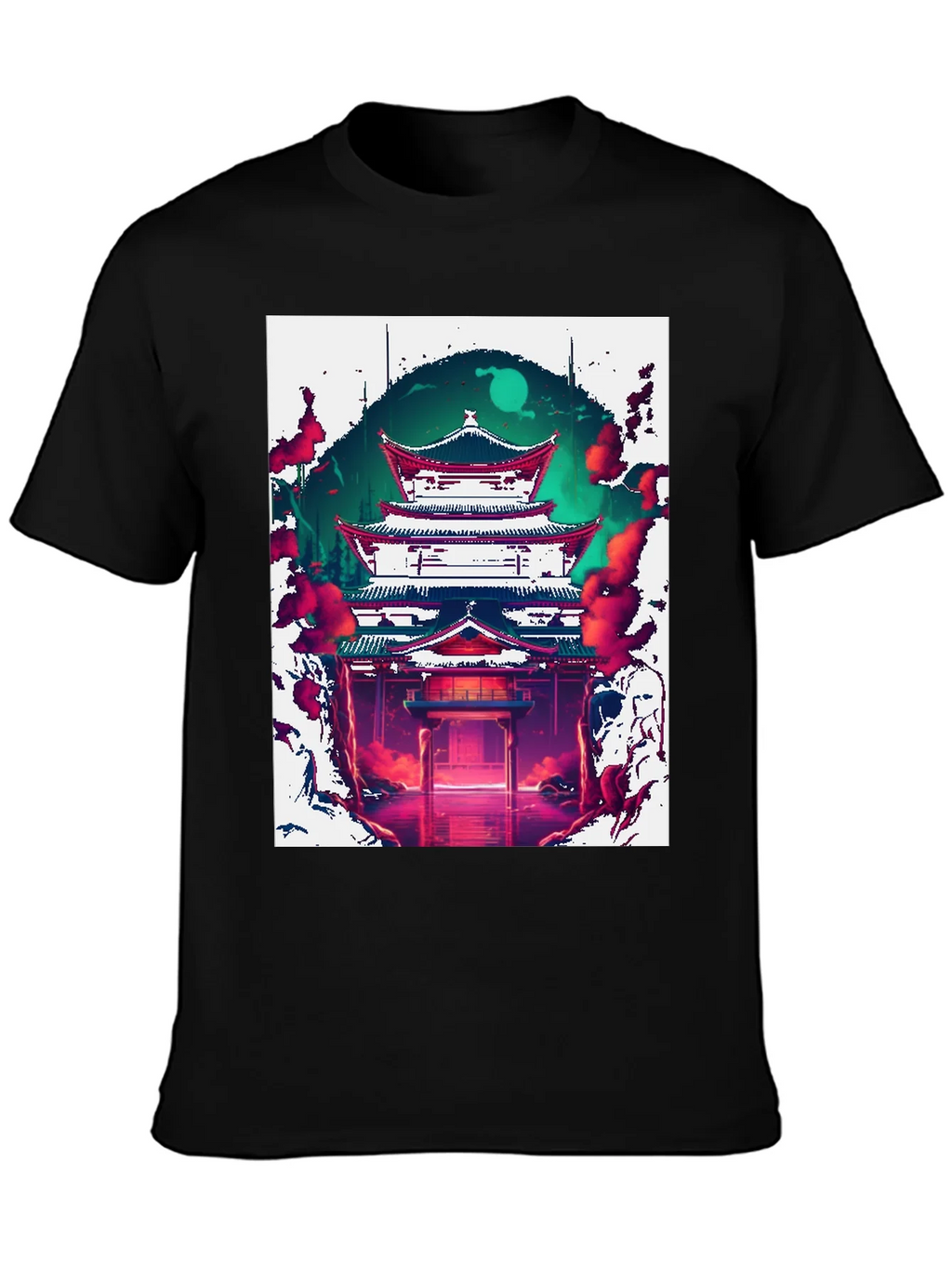 Japanese Temple Graphic Tee product image 3