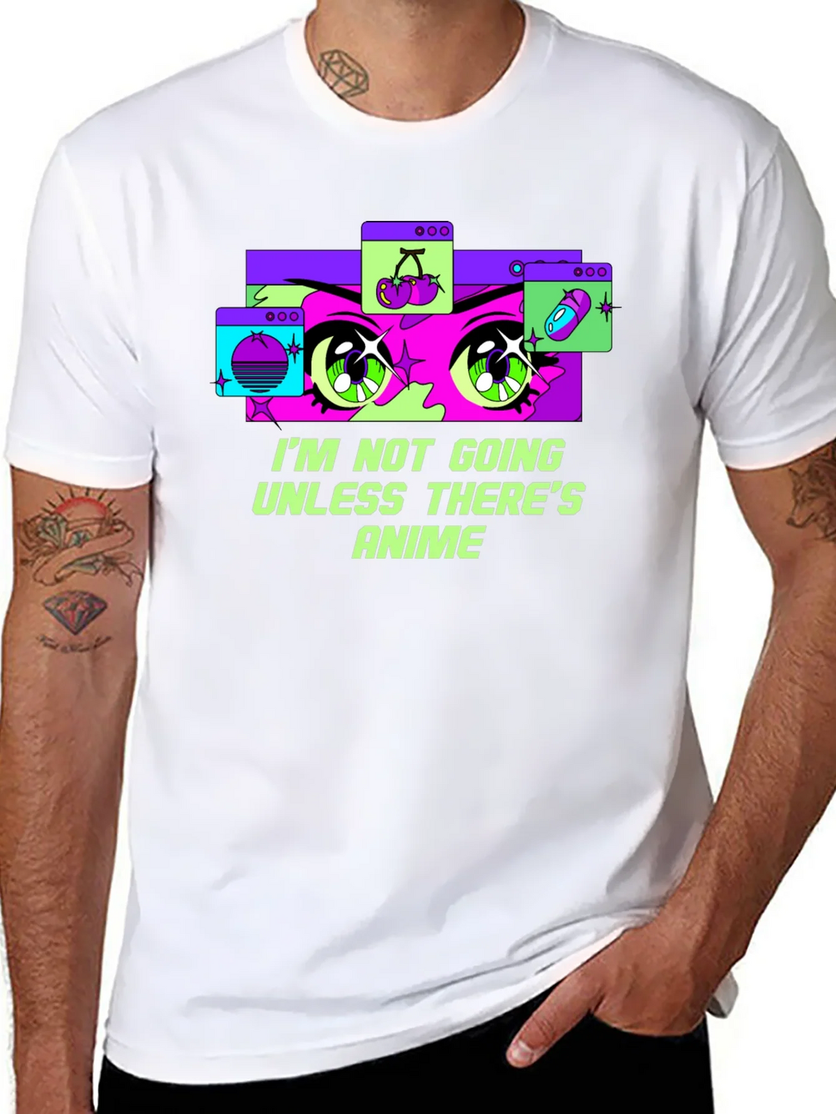 Anime Lover Graphic Tee - Im Not Going Unless Theres product image 5